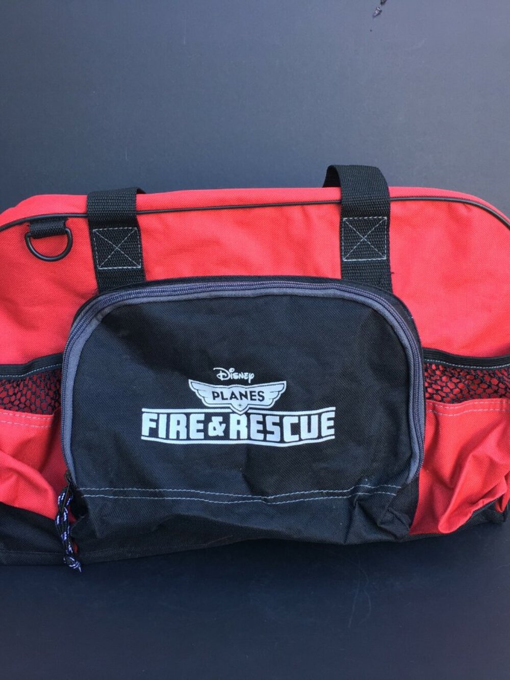 Disney Planes Fire & Rescue Kids Travel Bag / Red & Black Pre-owned